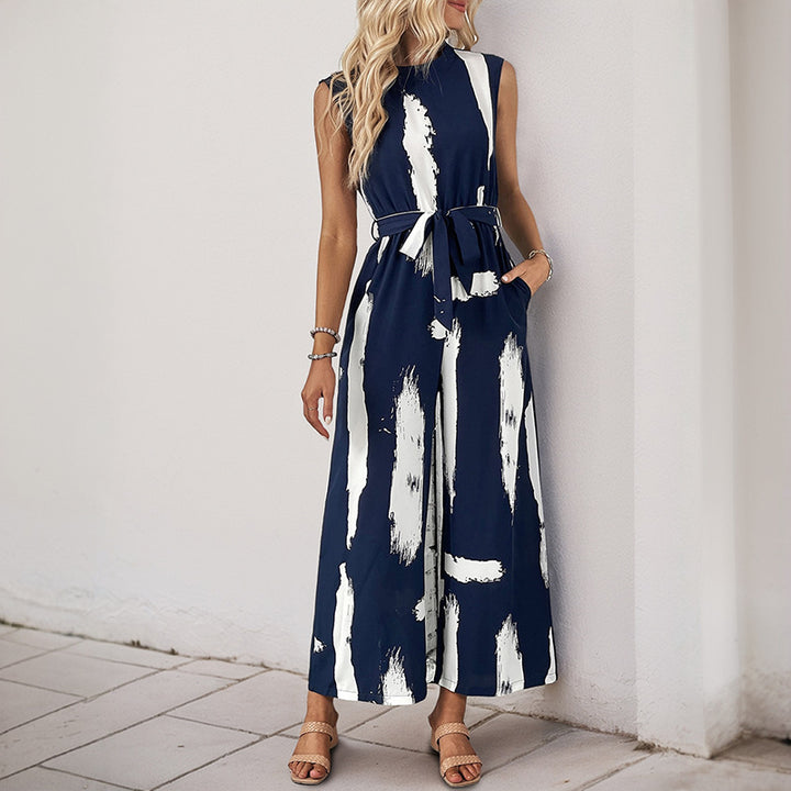 Chic Women's Wide Leg Pants Overall Lune London