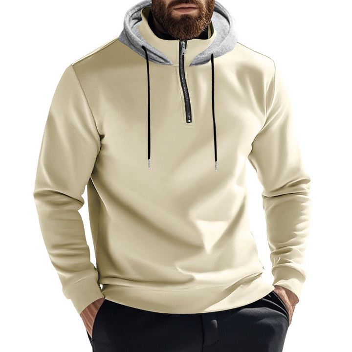 Men's hoodie with modern zipper and stylish cut Lune London