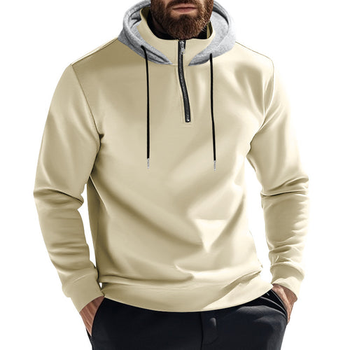 Men's hoodie with modern zipper and stylish cut Lune London