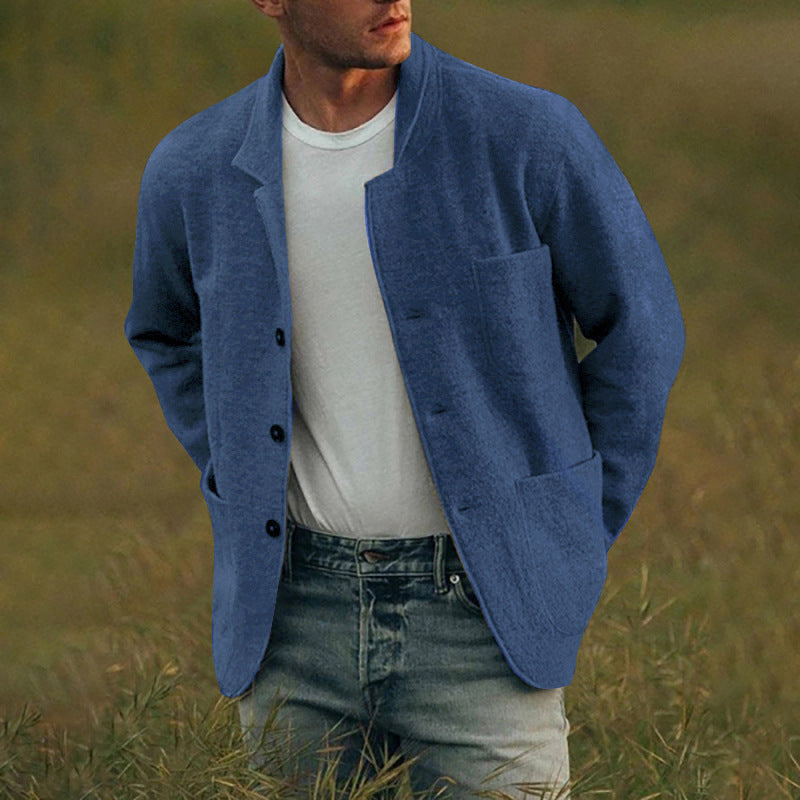 Elegant Cardigan-Jacket for men with a relaxed fit and practical pockets Lune London