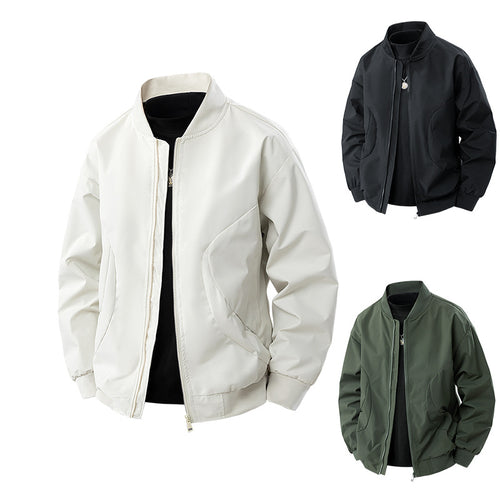 Lightweight bomber jacket for men with functional pockets Lune London