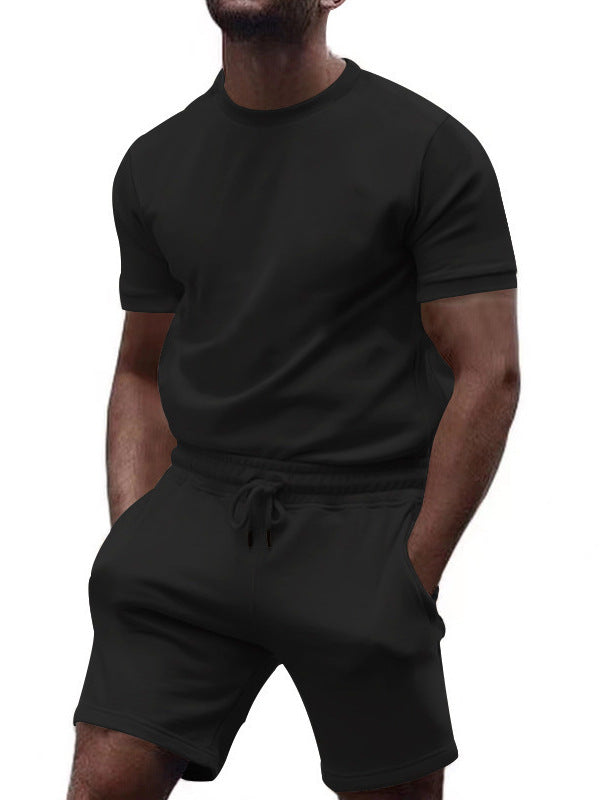 Short sleeve sports set for men with elastic waist Lune London