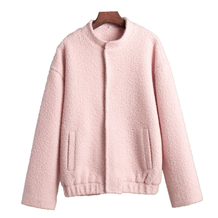 Ladies Soft Fleece Jacket with High Collar and Practical Pockets Lune London