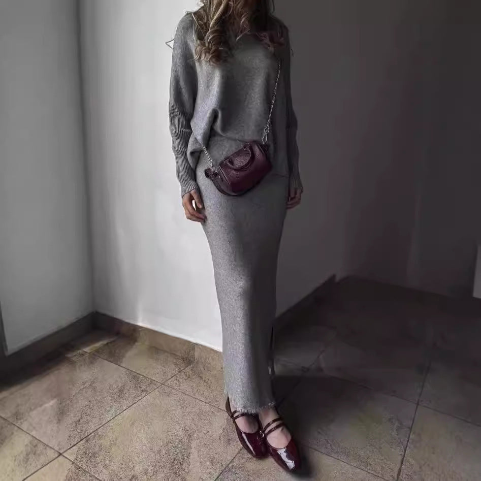 Robe en tricot pour femmes dans une coupe décontractée surdimensionnée Chic & Stil