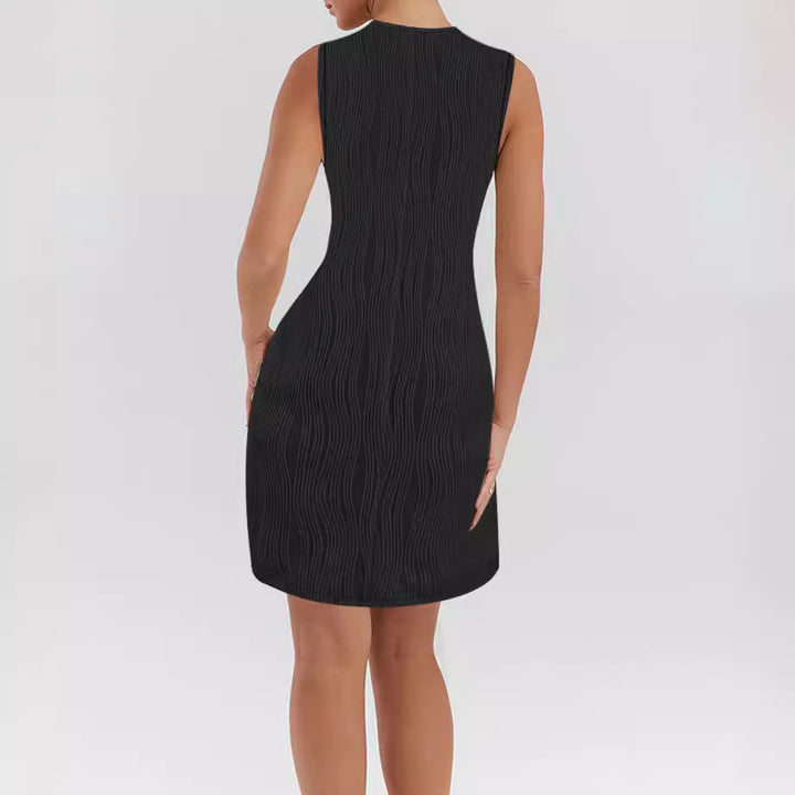 Summer wrap dress for women with elegant details on the straps and a side slit Lune London
