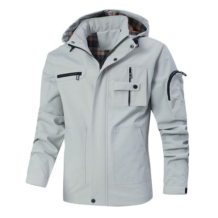 Veste de plein air polyvalente pour hommes avec poches pratiques Lune London