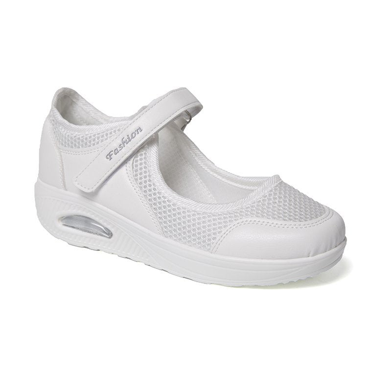 Comfortable Slip-On Sneakers for Women with Chic Breathable Mesh Structure and Style
