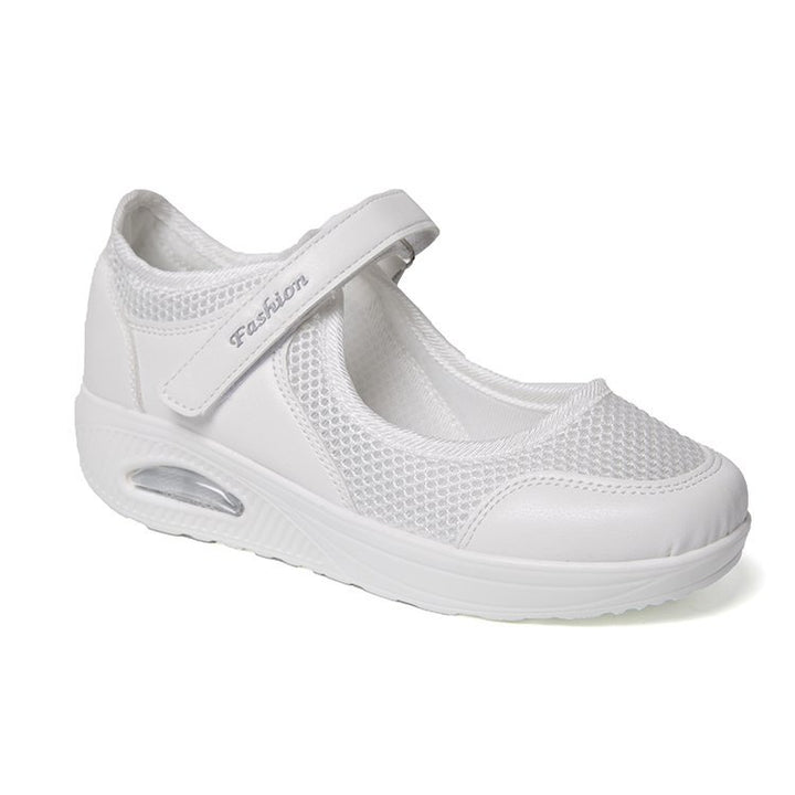 Comfortable Slip-On Sneakers for Women with Chic Breathable Mesh Structure and Style