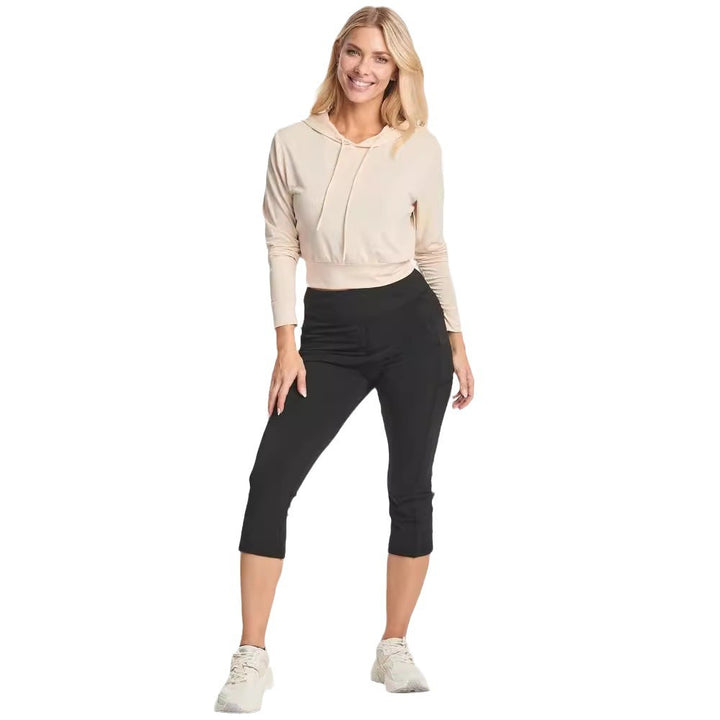 Women's cropped sporty hoodie Lune London