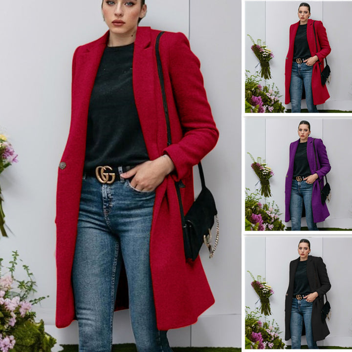 Ladies elegant and comfortable wool coat Lune London