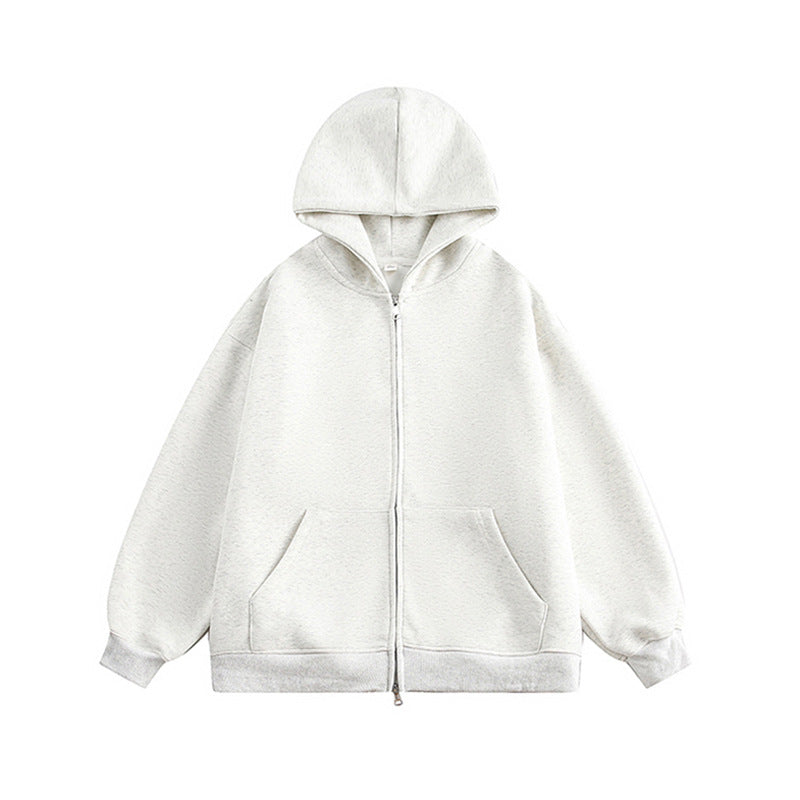 Casual women's hoodie with zipper and pockets Lune London