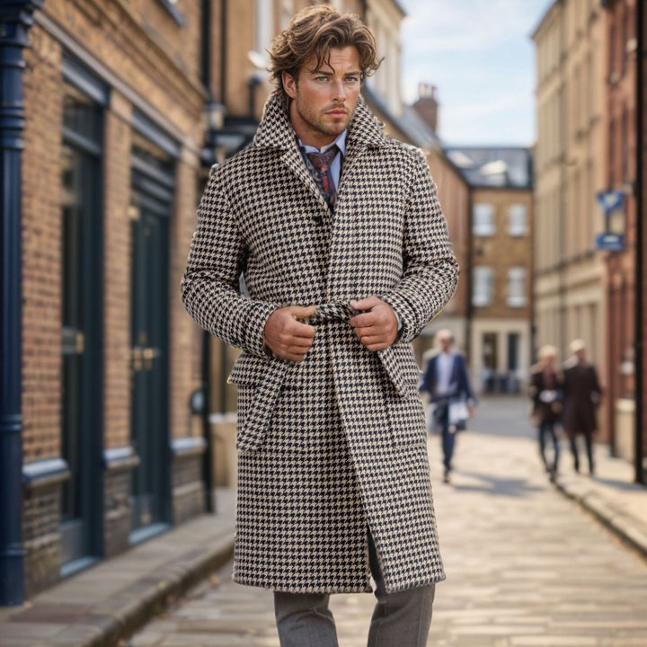 Classic wool coat for men Lune London