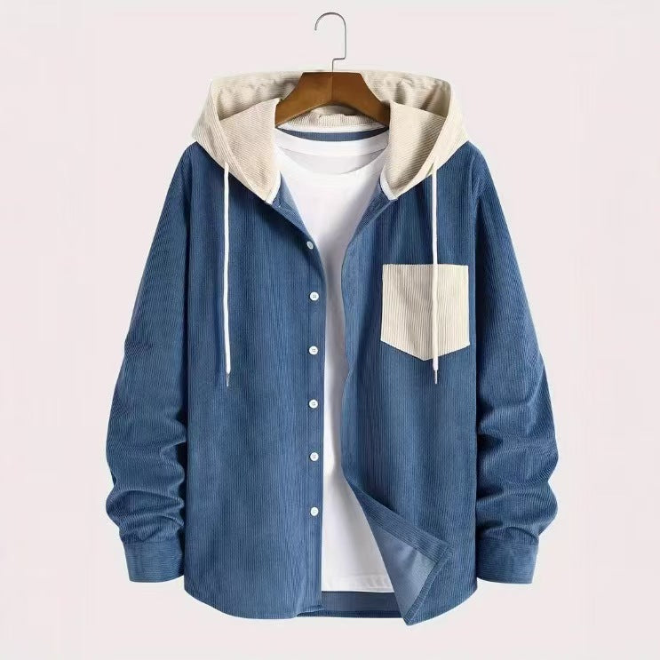 Men's hooded jacket with structured design Lune London