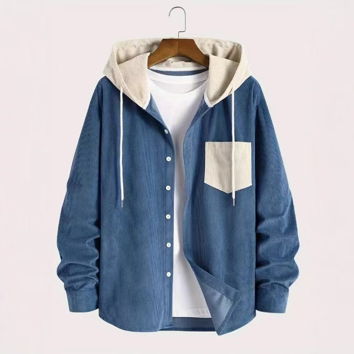 Men's hooded jacket with structured design Lune London