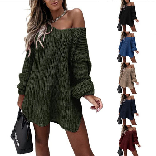 Oversized knit dress for women Lune London