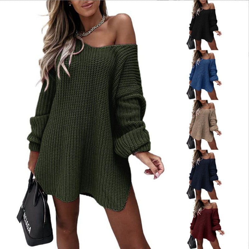 Women's Oversized Knit Dress Lune London