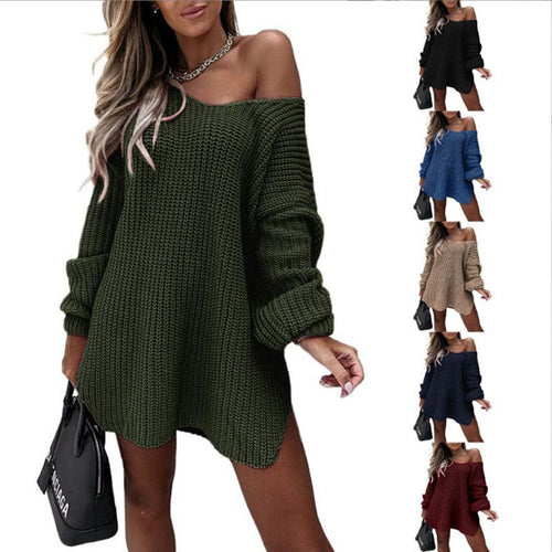 Women's Oversized Knit Dress Lune London