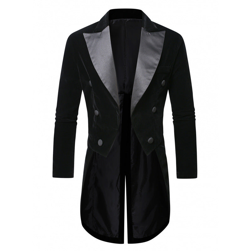 Men's Elegant Velvet Jacket with Extravagant Accents Lune London