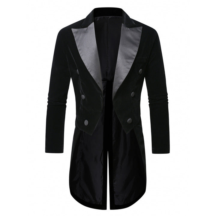 Men's Elegant Velvet Jacket with Extravagant Accents Lune London