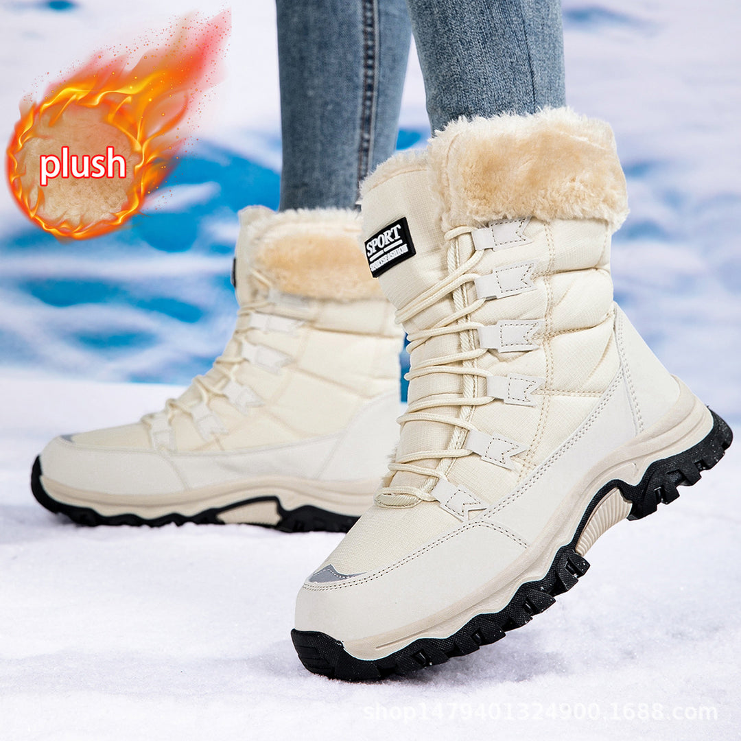 Warm winter boots for women with comfortable lining and non-slip sole Lune London