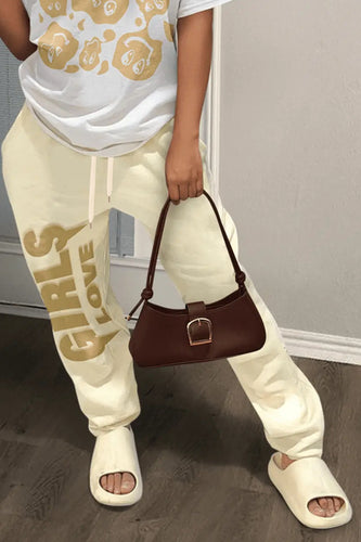 Comfortable women's jogging pants with motivational inscription Lune London
