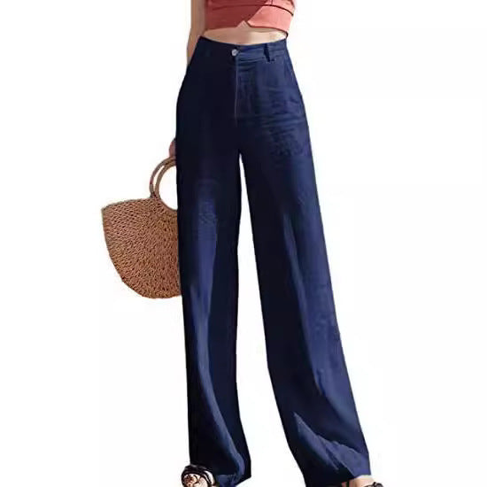 Wide linen pants for women Lune London