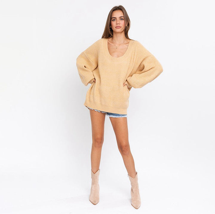 Lune London chunky knit sweater for women