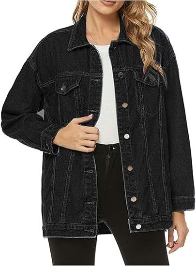 Veste en denim décontractée pour femmes avec coupe oversize Chic & Stil