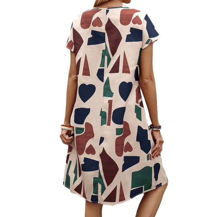Lune London artistically printed maternity dress
