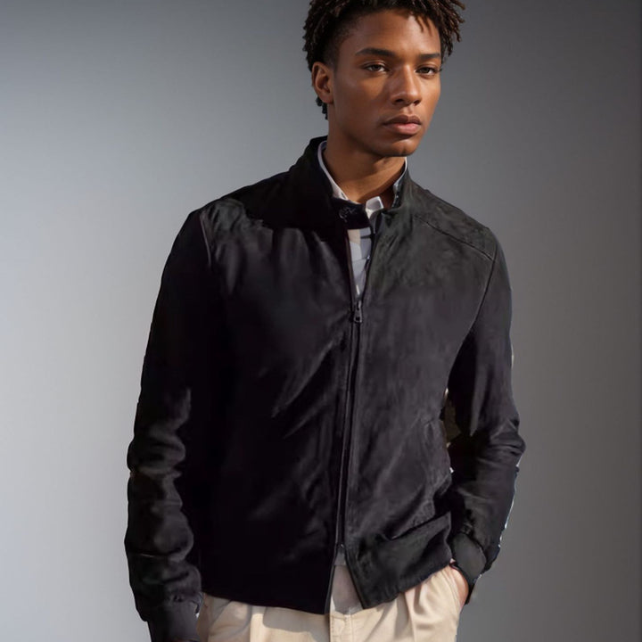 Elegant and casual suede jacket for men Lune London