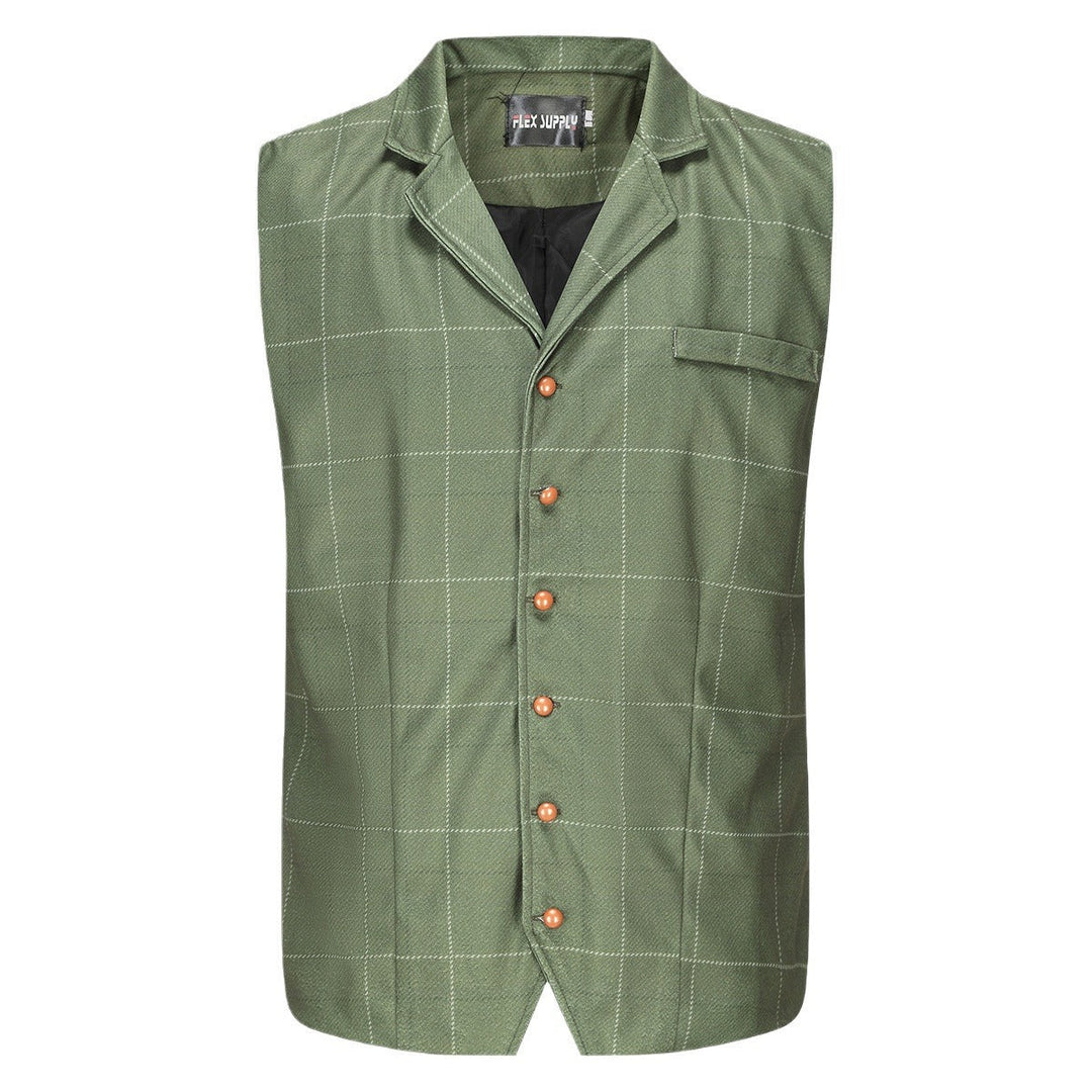 Men's Elegant Traditional Waistcoat Made Of High-Quality Fabric Lune London