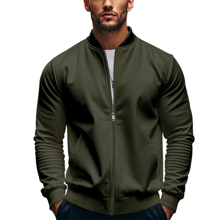 Sporty bomber jacket for men with practical pockets Lune London