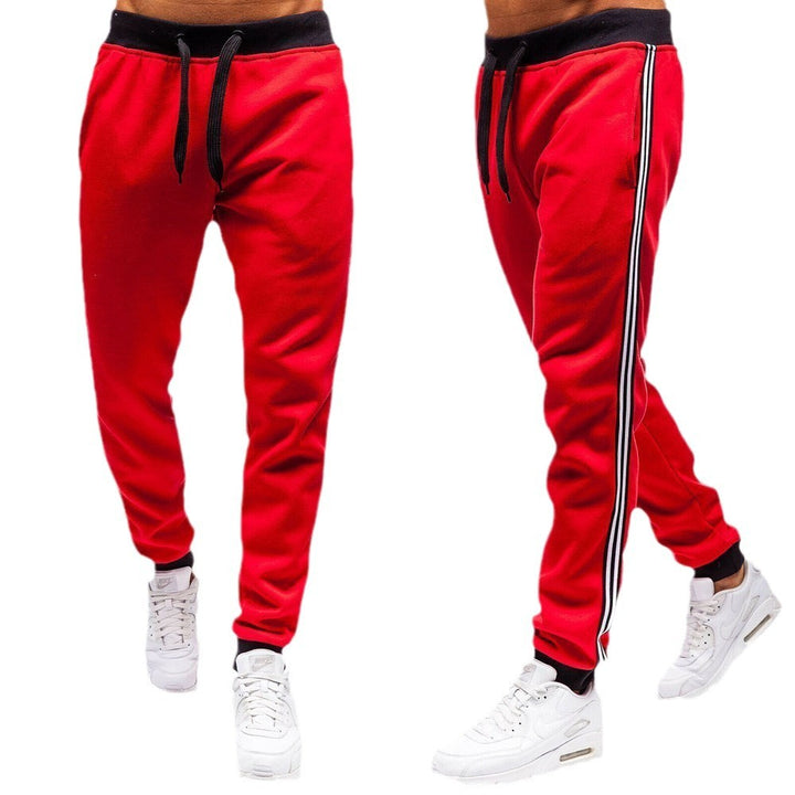 Men Casual Sports Pants with Side Stripes Lune London