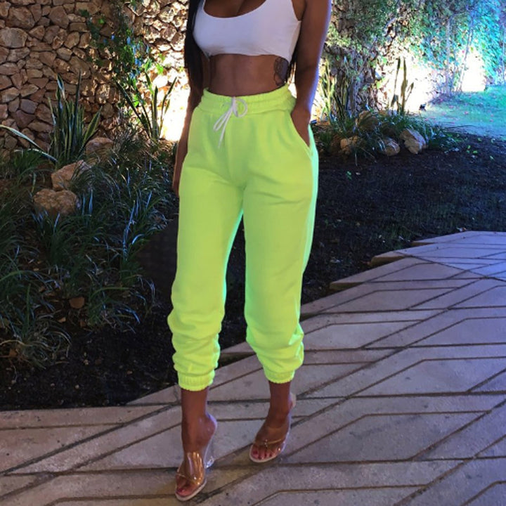 High-waisted lounge pants for women Lune London