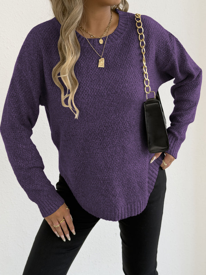 Casual knit sweater for women with high-quality structured pattern Lune London