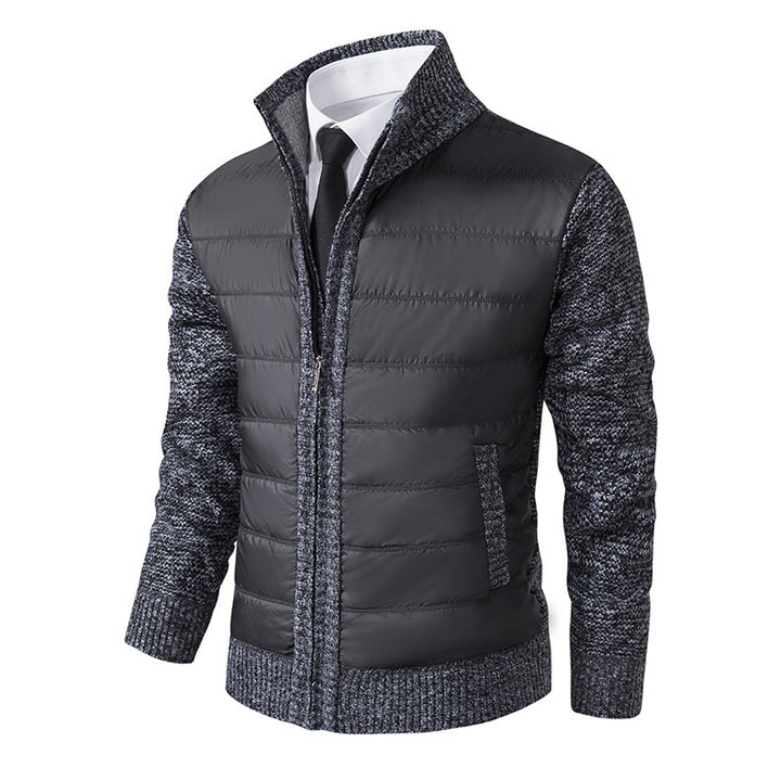 Hybrid sports jacket for men with moisture-regulating material and modern knit design Lune London
