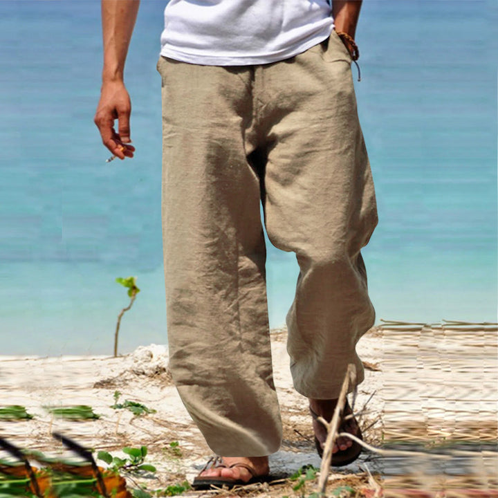 Light linen trousers for men Lune London