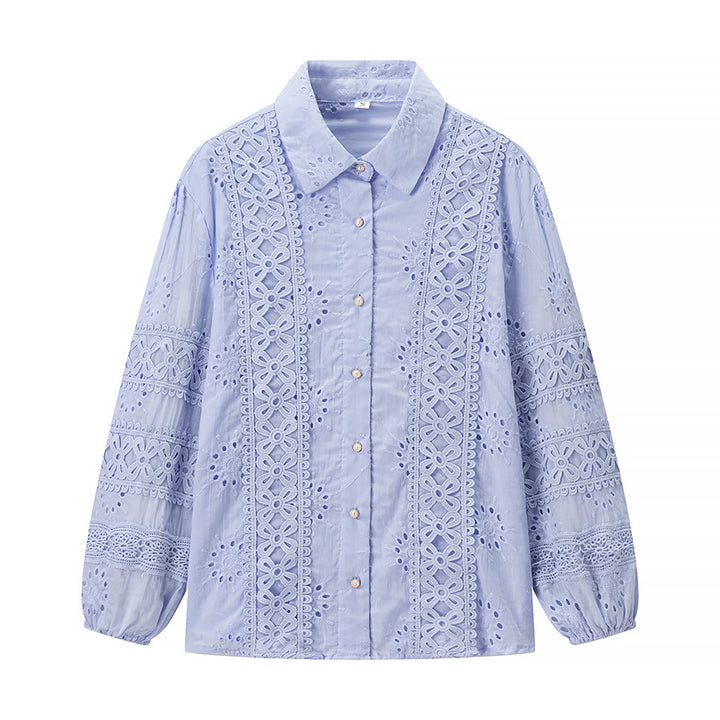 Ensemble de blouse brodée de fleurs et de jupes maxi Chic & Stil pour femmes