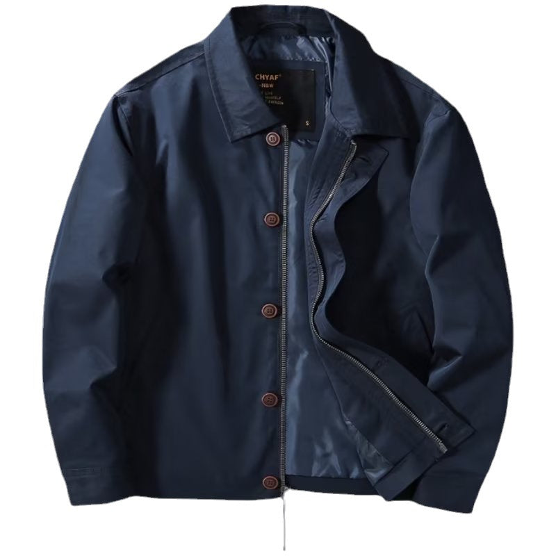Fashionable men's transitional jacket with a versatile fit and practical pockets Lune London