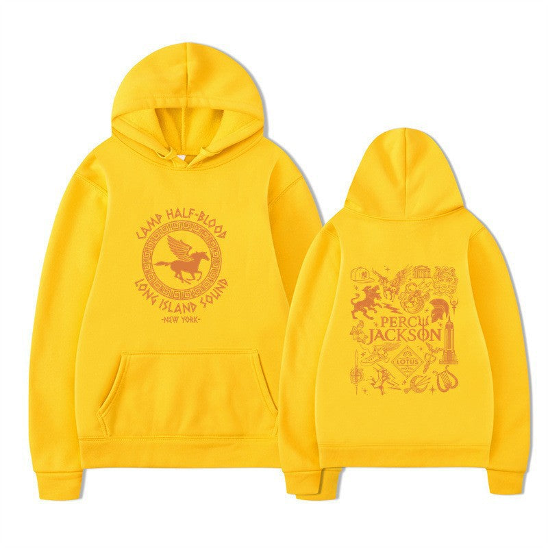 Women's hoodie with artistic mythology print Chic & Stil