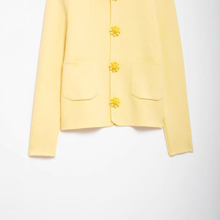 Elegant cardigan for women with decorative buttons Lune London