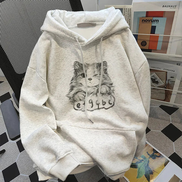 Hoodie pour femmes avec un mignon design d'animal Chic & Stil