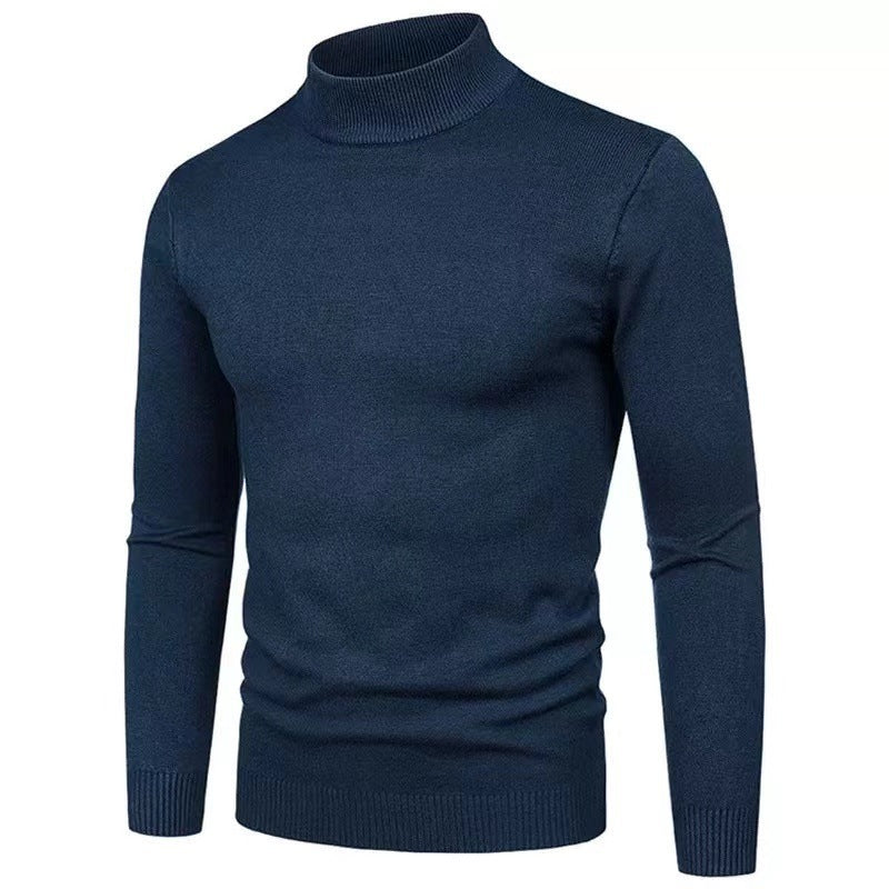 Men's turtleneck sweater made of high-quality knit material Lune London