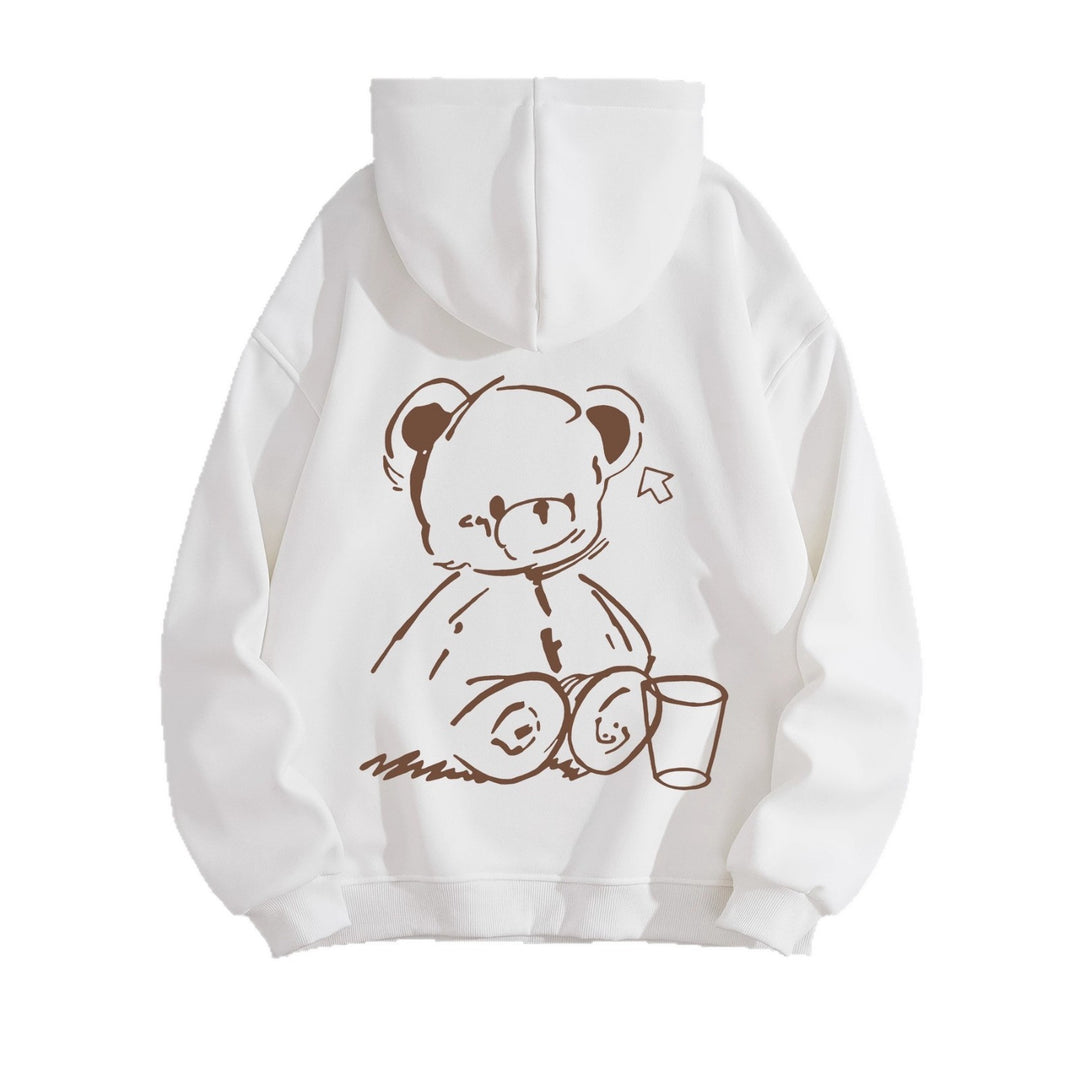 Women's Hoodie with Casual Bear Design Chic & Stil