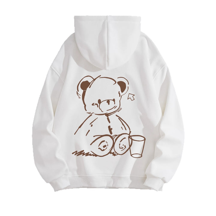 Women's Hoodie with Casual Bear Design Chic & Stil