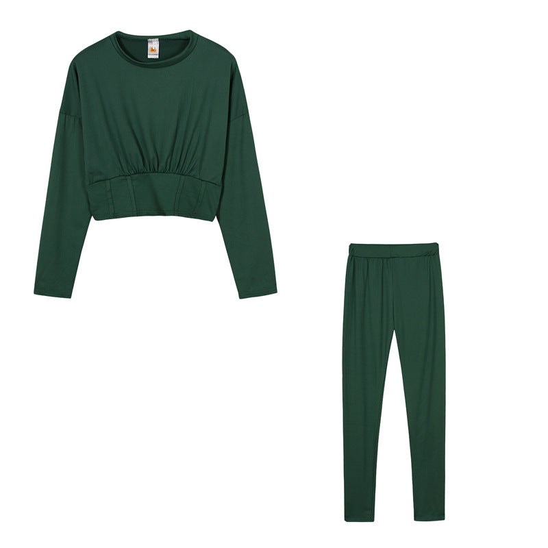 Women’s sports set with long sleeve top and leggings Lune London