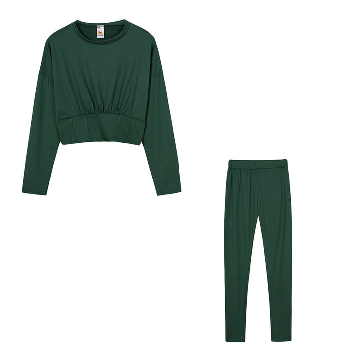Women’s sports set with long sleeve top and leggings Lune London