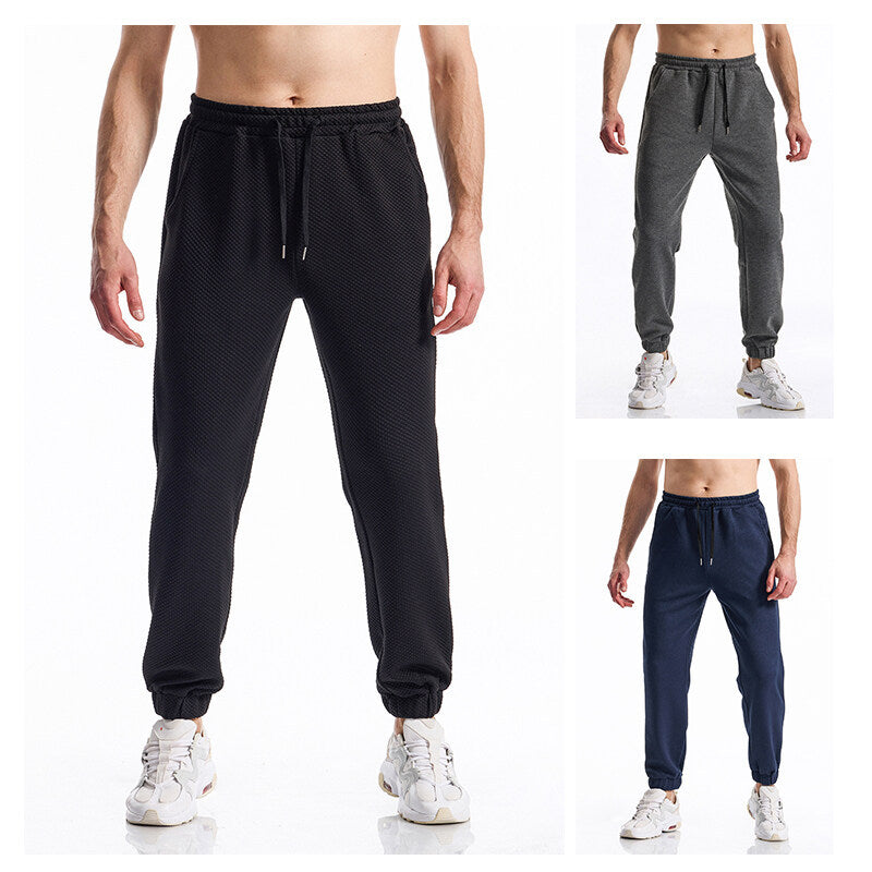 Lune London structured surface men's sport leisure pants