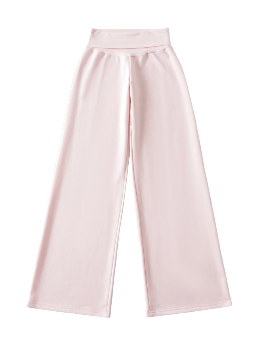 Loose-fitting jogger pants for women with high waist and soft texture Lune London