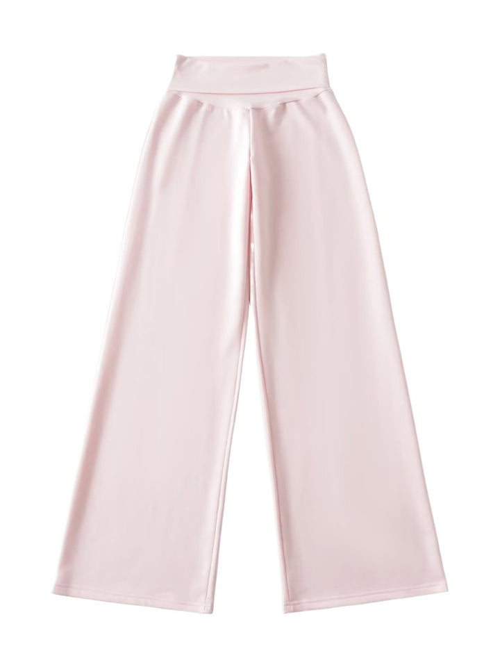 Loose-fitting jogger pants for women with high waist and soft texture Lune London
